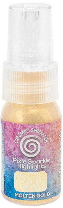 Creative Expressions Cosmic Shimmer Pixie Sparkles Highlights Molten Gold